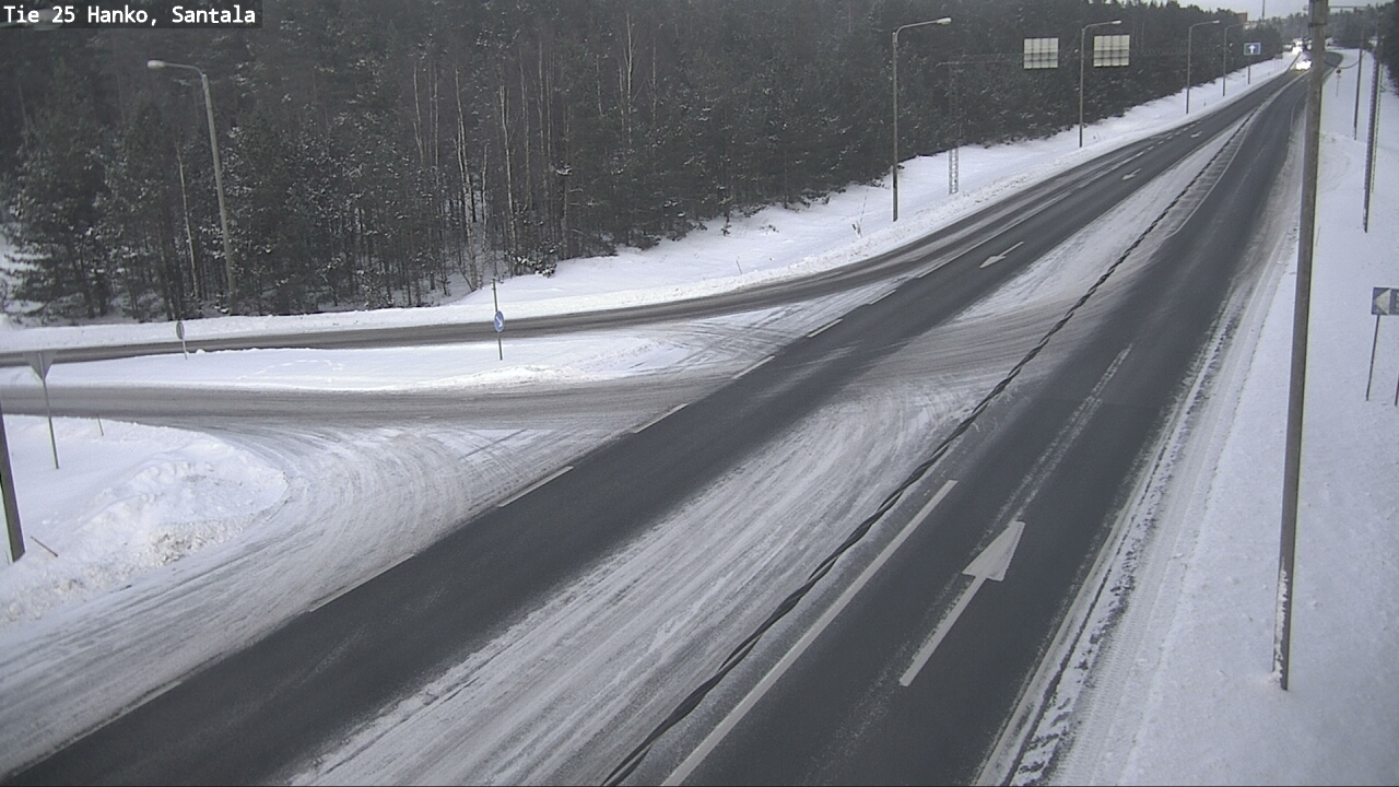 Weather Camera Image Road 25 Hanko, Santala, Hanko, Uusimaa