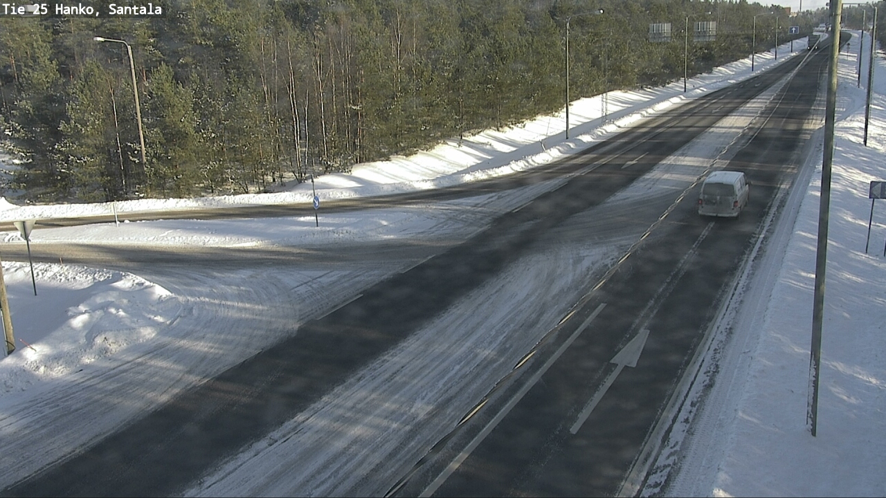 Weather Camera Image Road 25 Hanko, Santala, Hanko, Uusimaa