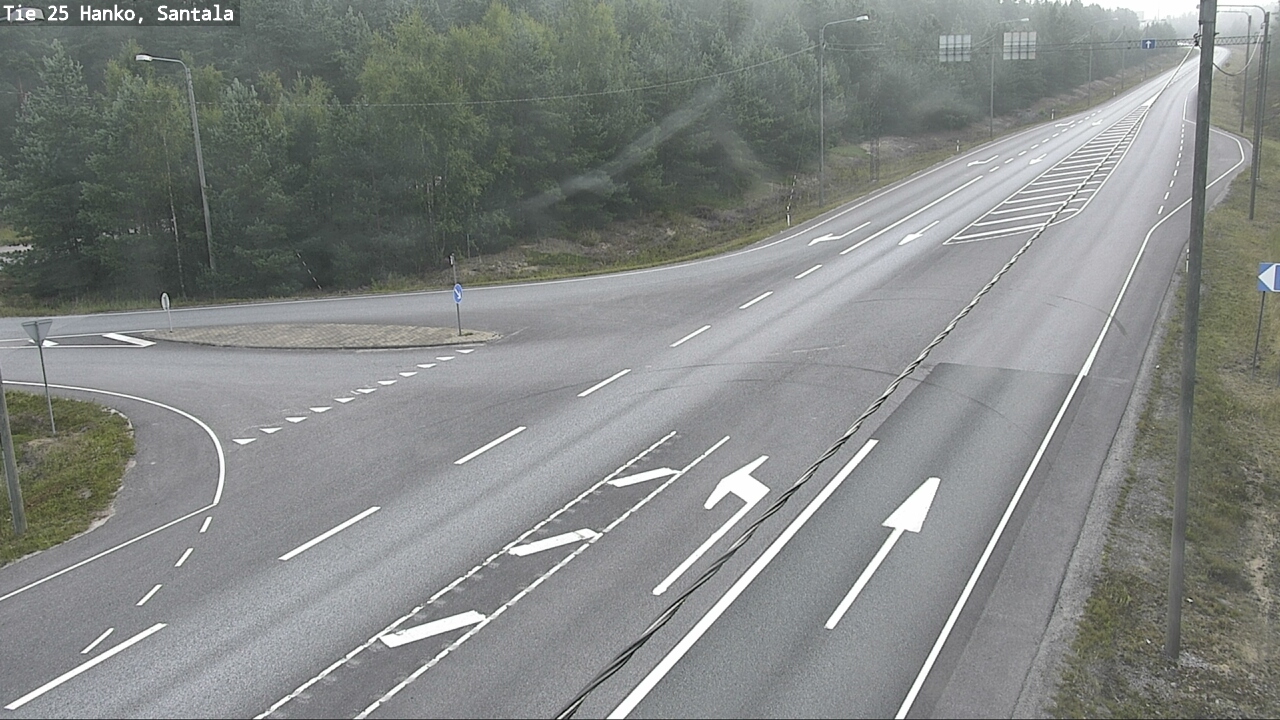 Weather Camera Image Väg 25 Hangö, Sandö, Hanko, Uusimaa