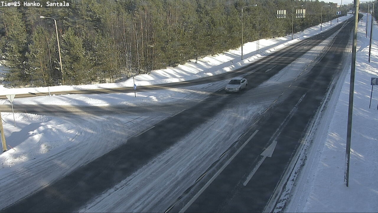 Weather Camera Image Road 25 Hanko, Santala, Hanko, Uusimaa