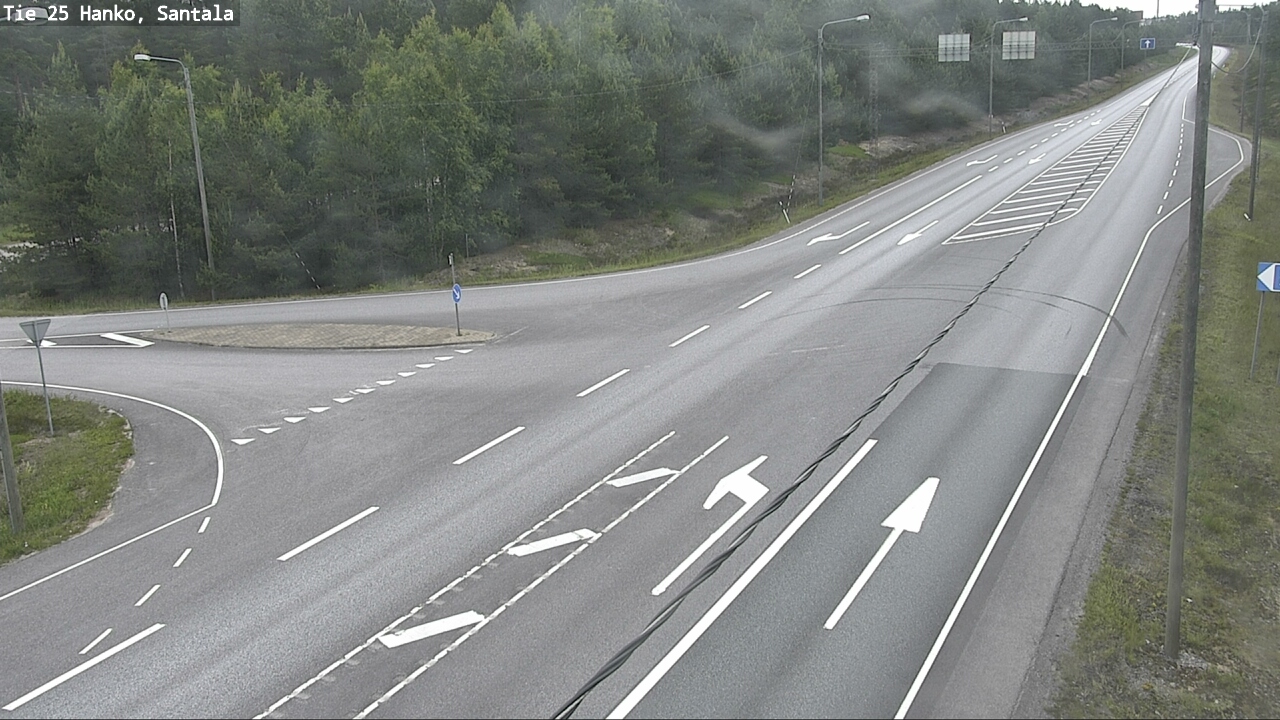Weather Camera Image Väg 25 Hangö, Sandö, Hanko, Uusimaa