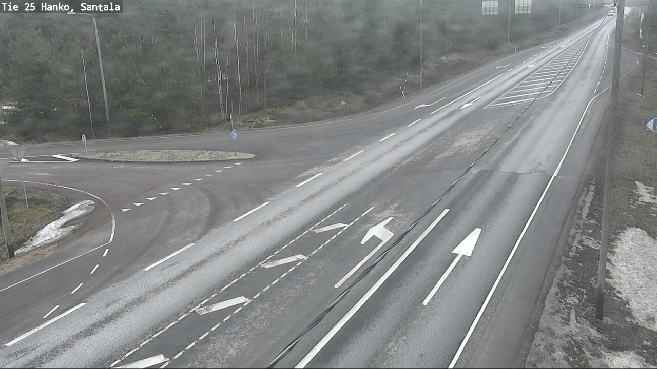 Weather Camera Image Road 25 Hanko, Santala, Hanko, Uusimaa