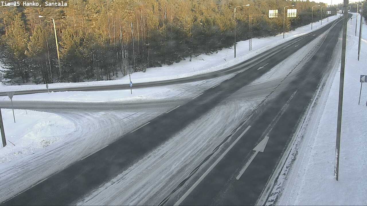 Weather Camera Image Road 25 Hanko, Santala, Hanko, Uusimaa