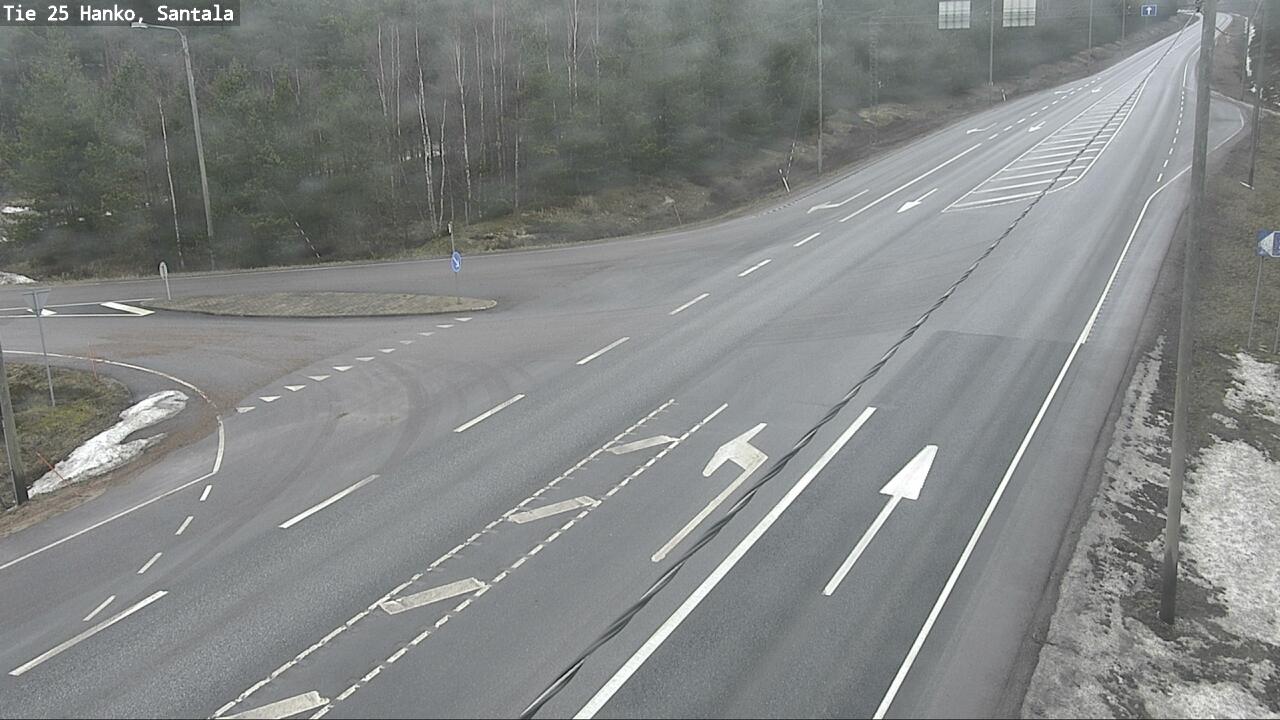 Weather Camera Image Road 25 Hanko, Santala, Hanko, Uusimaa