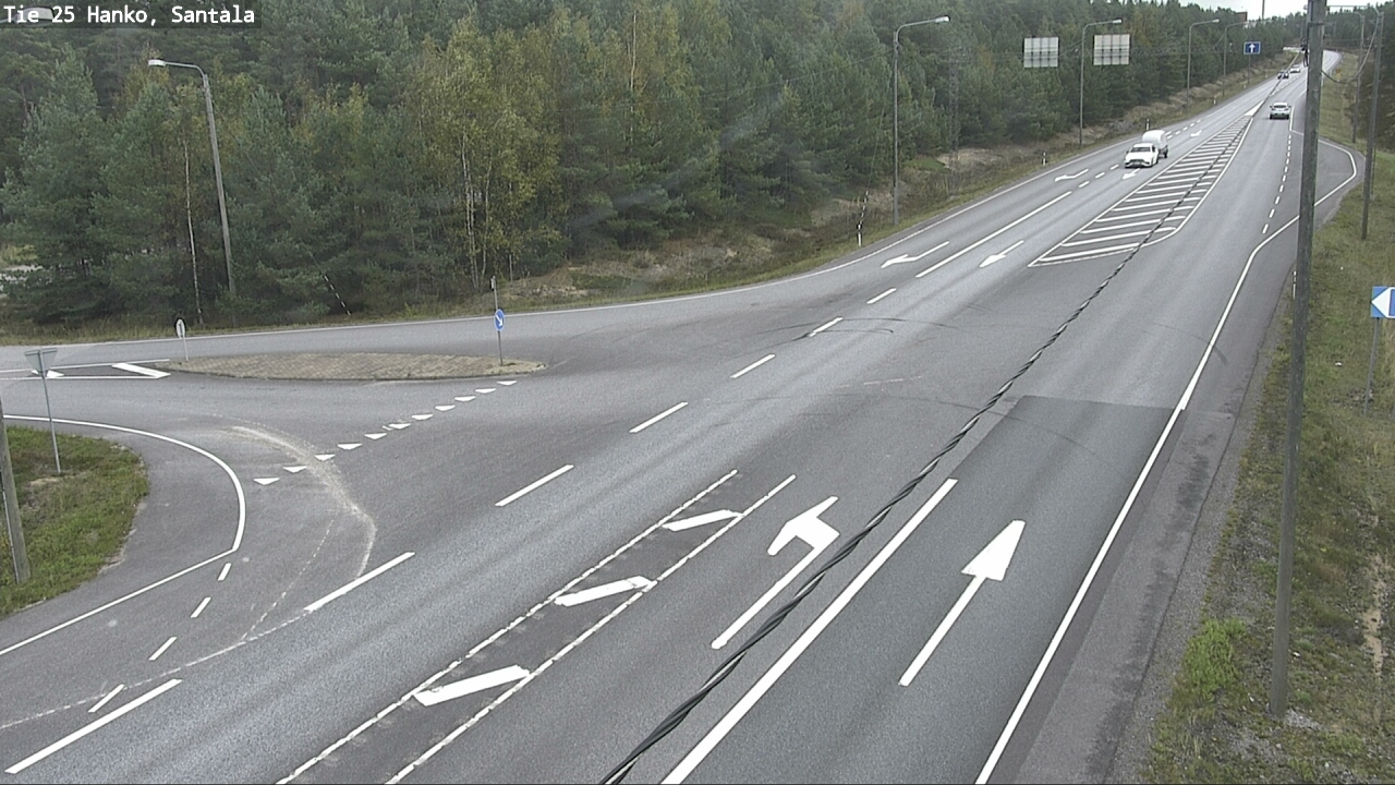 Weather Camera Image Road 25 Hanko, Santala, Hanko, Uusimaa