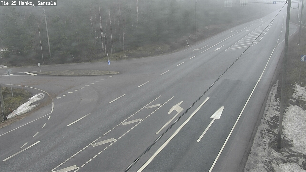 Weather Camera Image Road 25 Hanko, Santala, Hanko, Uusimaa