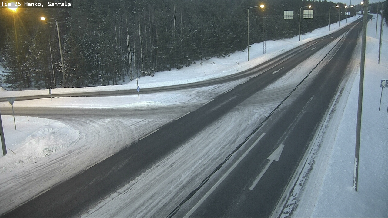 Weather Camera Image Road 25 Hanko, Santala, Hanko, Uusimaa