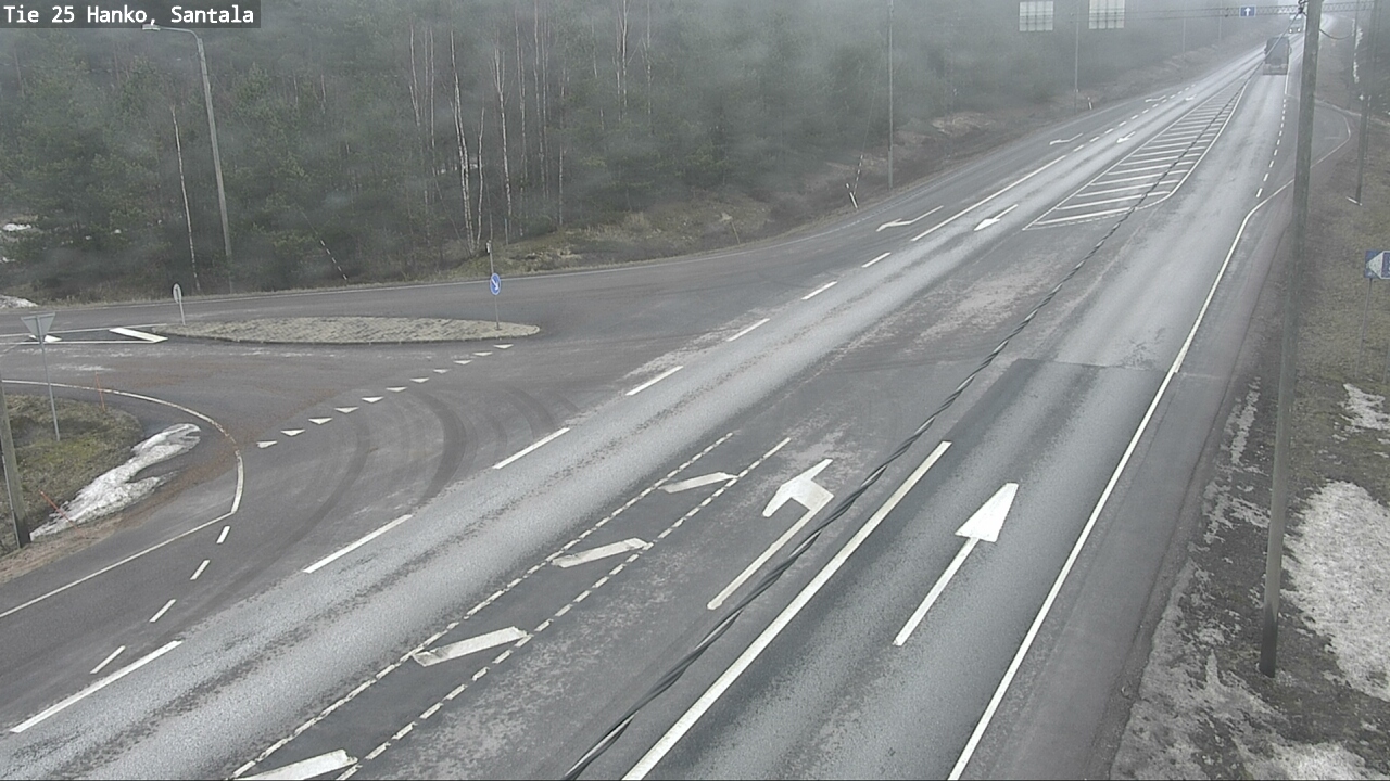 Weather Camera Image Road 25 Hanko, Santala, Hanko, Uusimaa
