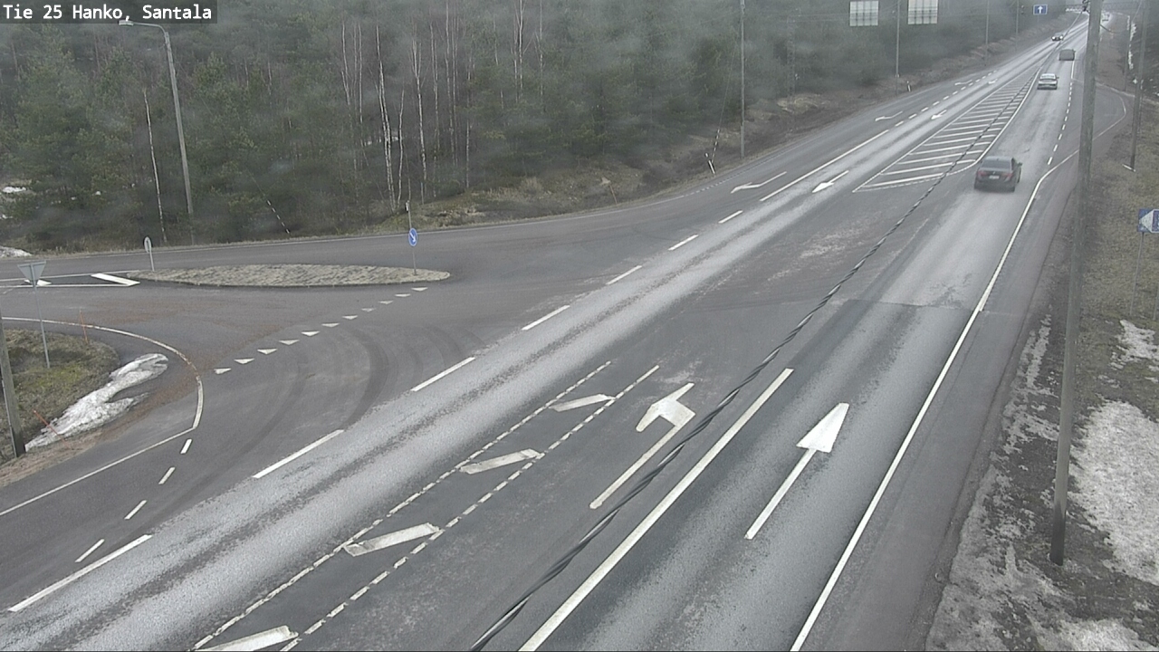 Weather Camera Image Road 25 Hanko, Santala, Hanko, Uusimaa