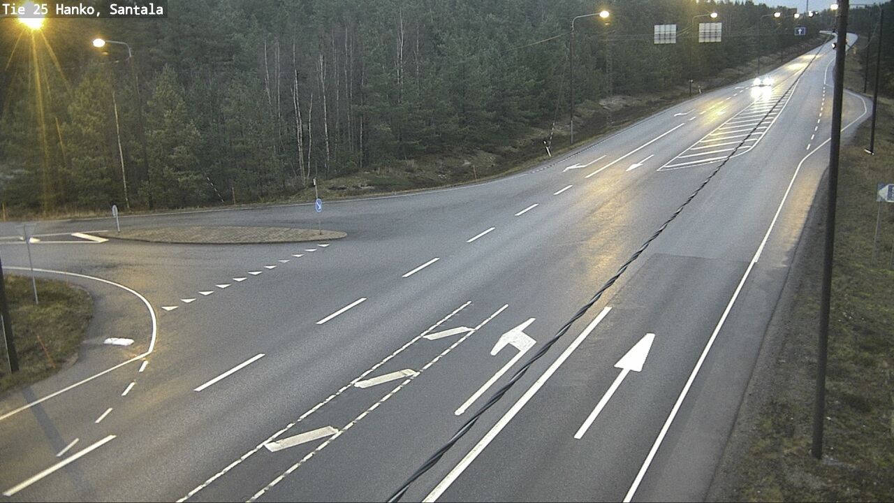 Weather Camera Image Road 25 Hanko, Santala, Hanko, Uusimaa