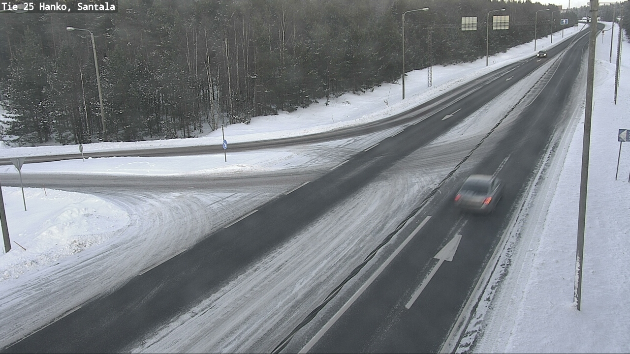 Weather Camera Image Road 25 Hanko, Santala, Hanko, Uusimaa