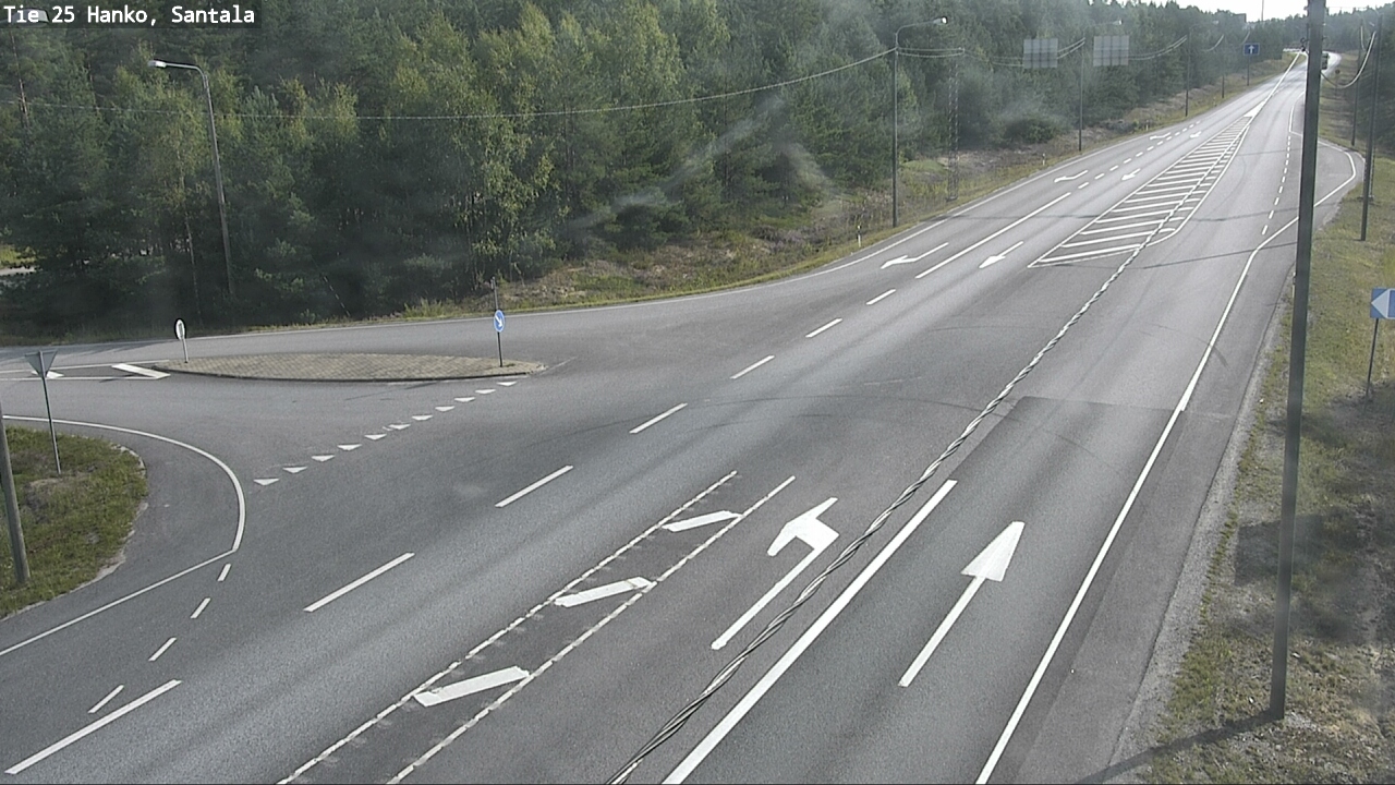 Weather Camera Image Väg 25 Hangö, Sandö, Hanko, Uusimaa