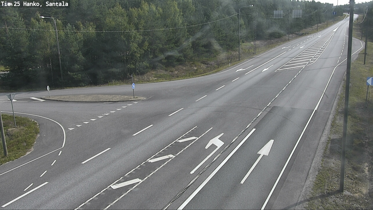 Weather Camera Image Väg 25 Hangö, Sandö, Hanko, Uusimaa