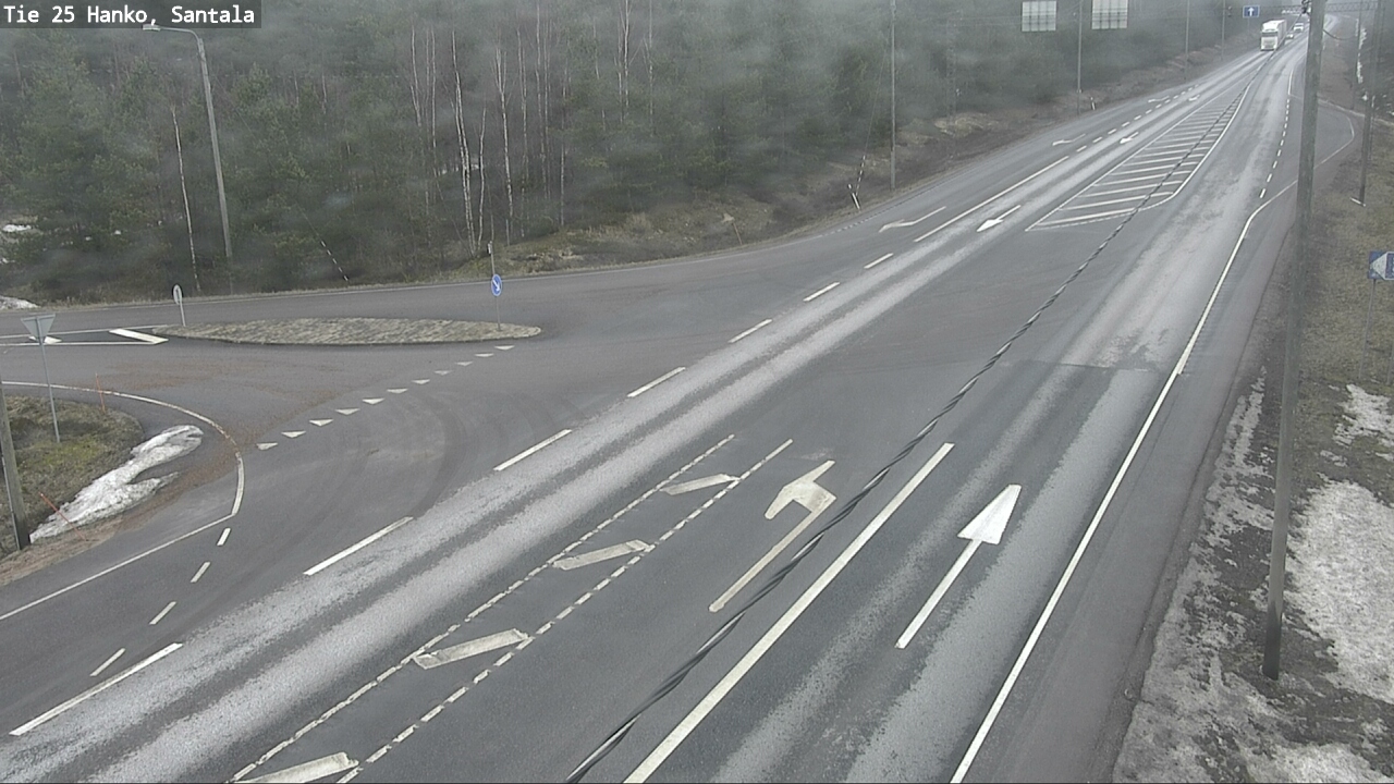 Weather Camera Image Road 25 Hanko, Santala, Hanko, Uusimaa