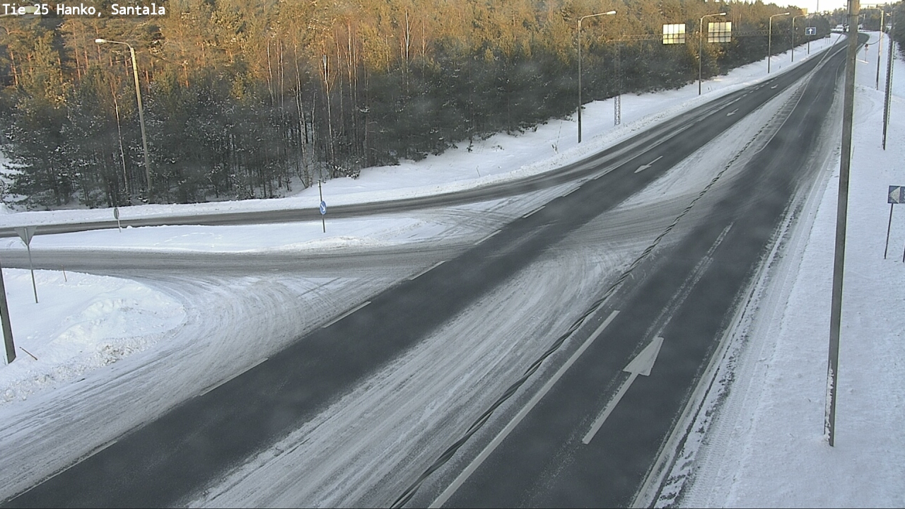 Weather Camera Image Road 25 Hanko, Santala, Hanko, Uusimaa