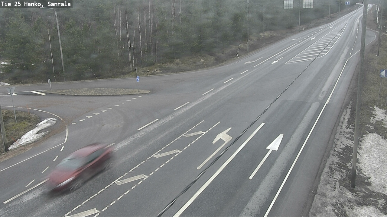 Weather Camera Image Road 25 Hanko, Santala, Hanko, Uusimaa