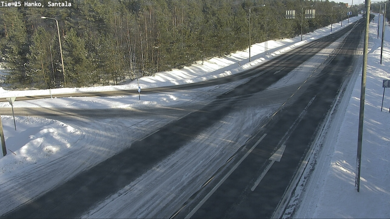 Weather Camera Image Road 25 Hanko, Santala, Hanko, Uusimaa