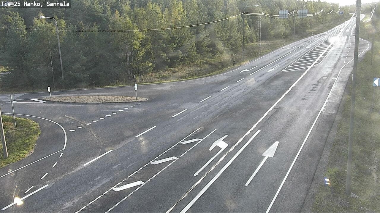Weather Camera Image Väg 25 Hangö, Sandö, Hanko, Uusimaa