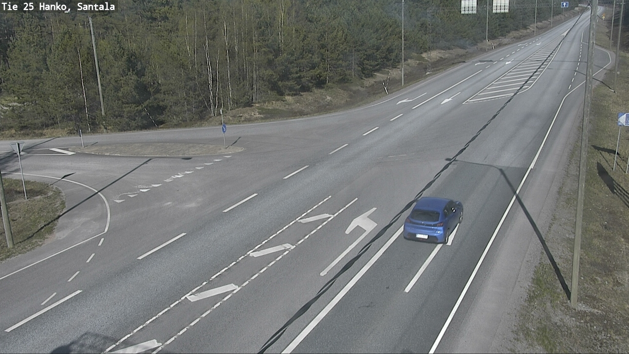 Kelikamerat Kuva Tie 25 Hanko, Santala, Hanko, Uusimaa