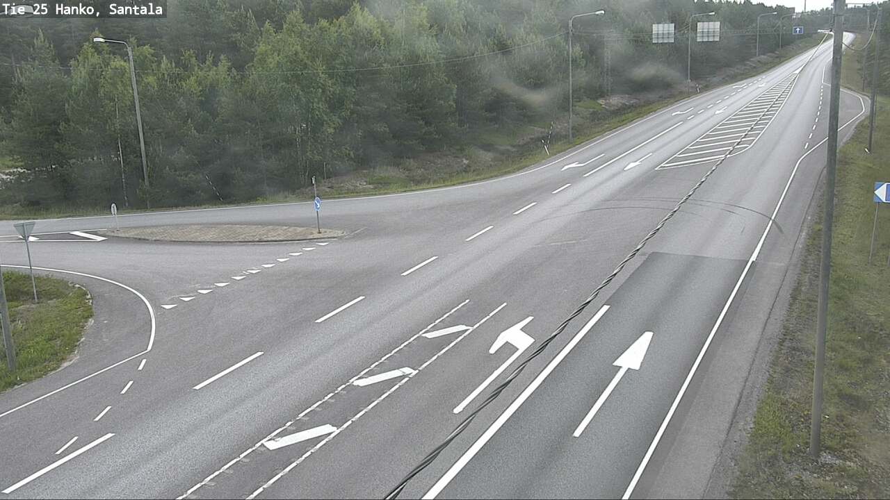 Weather Camera Image Road 25 Hanko, Santala, Hanko, Uusimaa