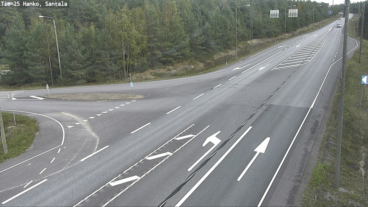 Weather Camera Image Road 25 Hanko, Santala, Hanko, Uusimaa