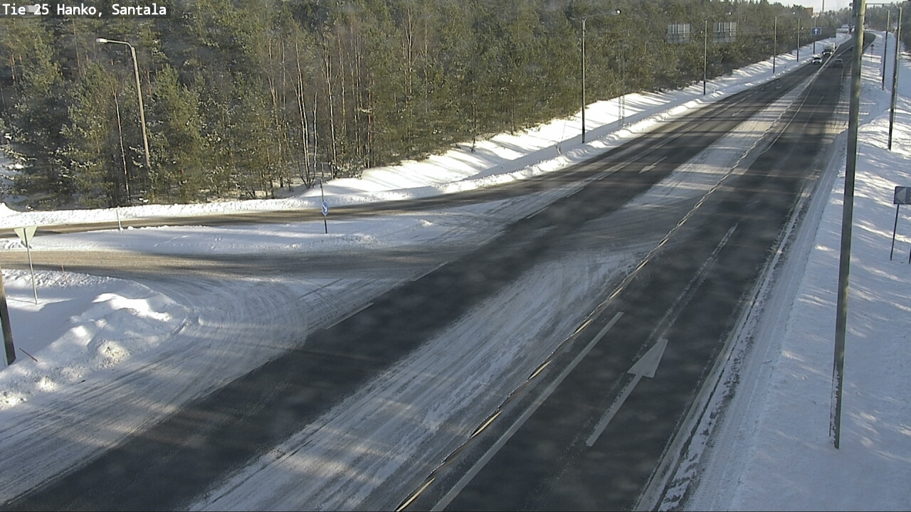 Weather Camera Image Väg 25 Hangö, Sandö, Hanko, Uusimaa