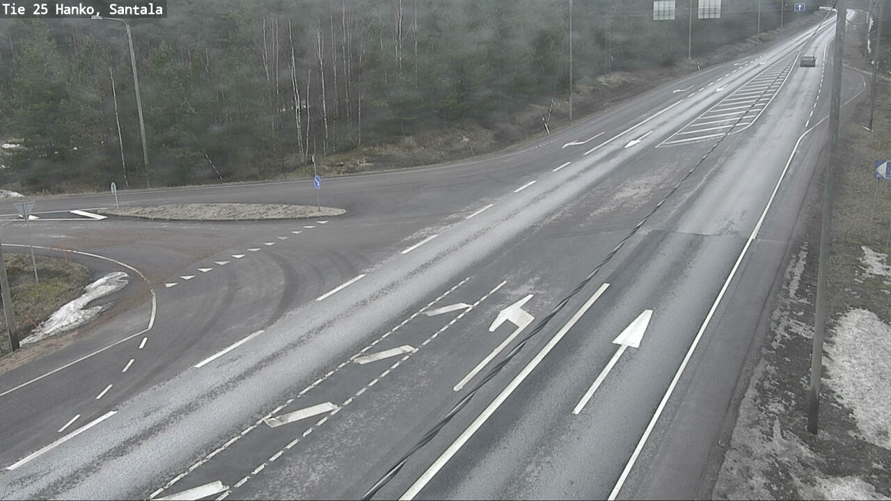Weather Camera Image Road 25 Hanko, Santala, Hanko, Uusimaa