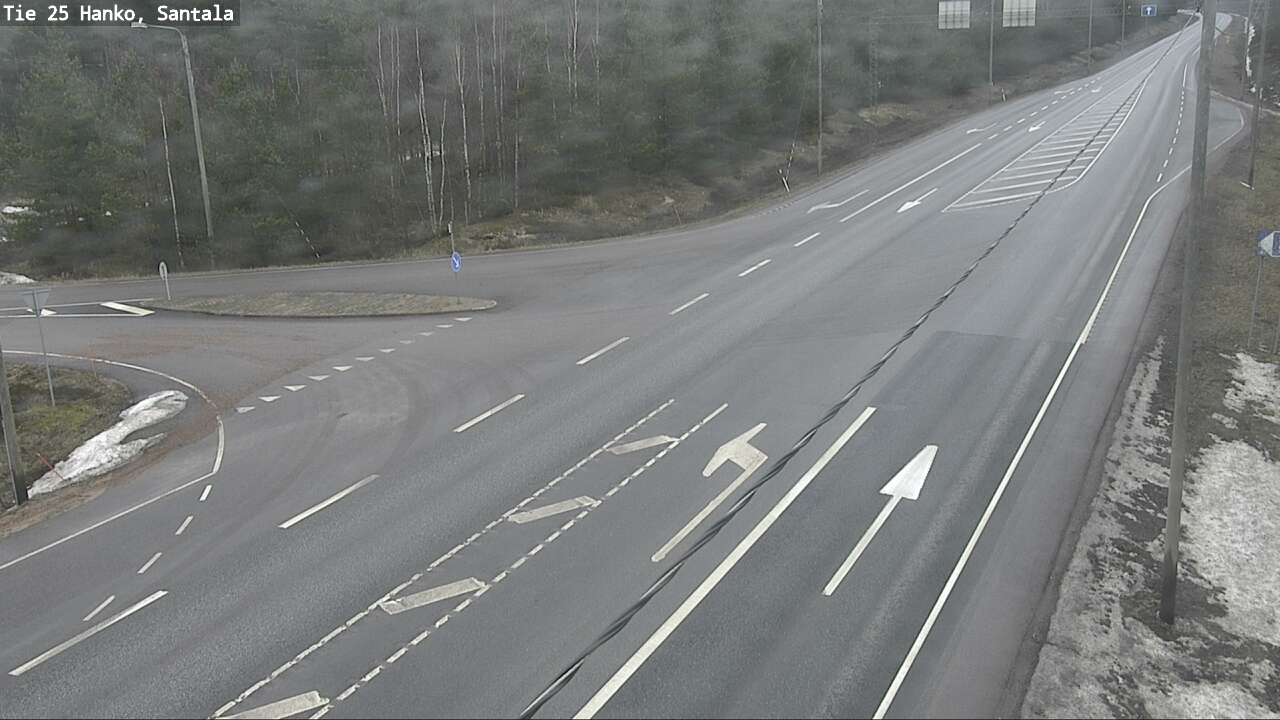 Weather Camera Image Road 25 Hanko, Santala, Hanko, Uusimaa