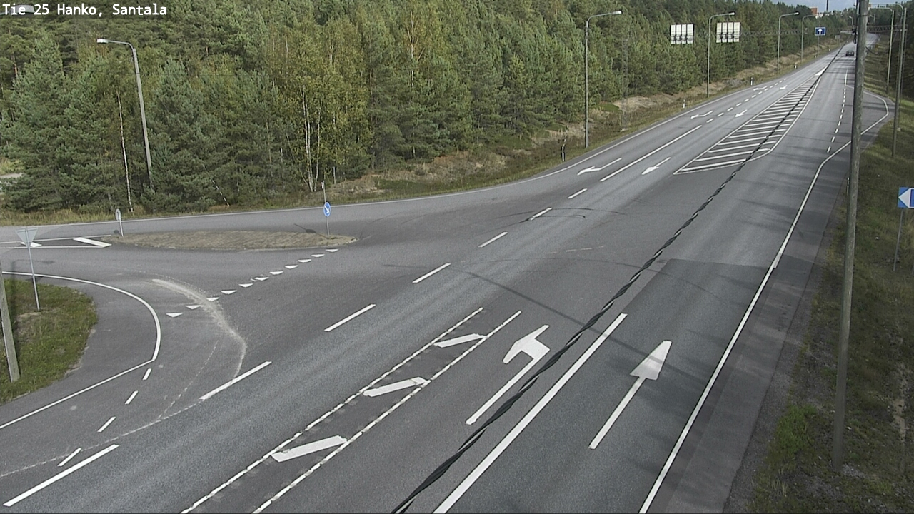 Weather Camera Image Road 25 Hanko, Santala, Hanko, Uusimaa