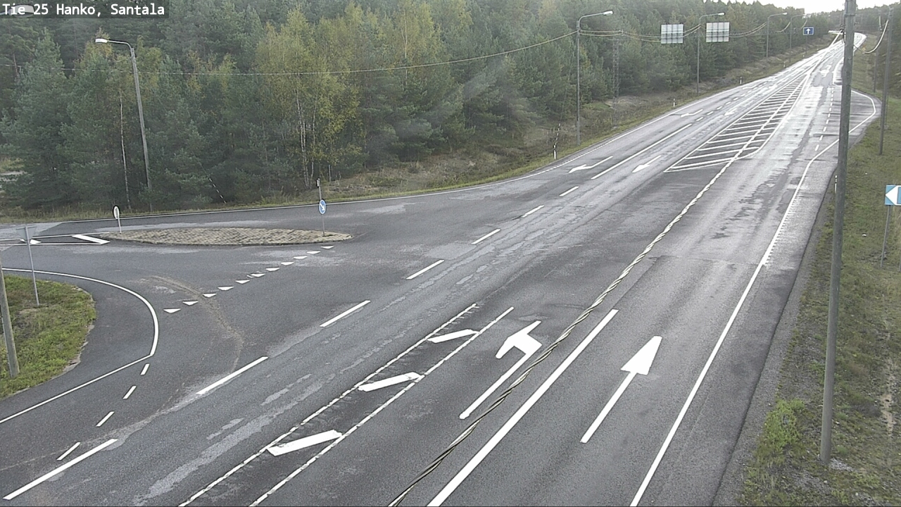 Weather Camera Image Väg 25 Hangö, Sandö, Hanko, Uusimaa