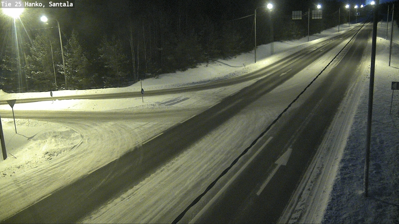 Weather Camera Image Road 25 Hanko, Santala, Hanko, Uusimaa