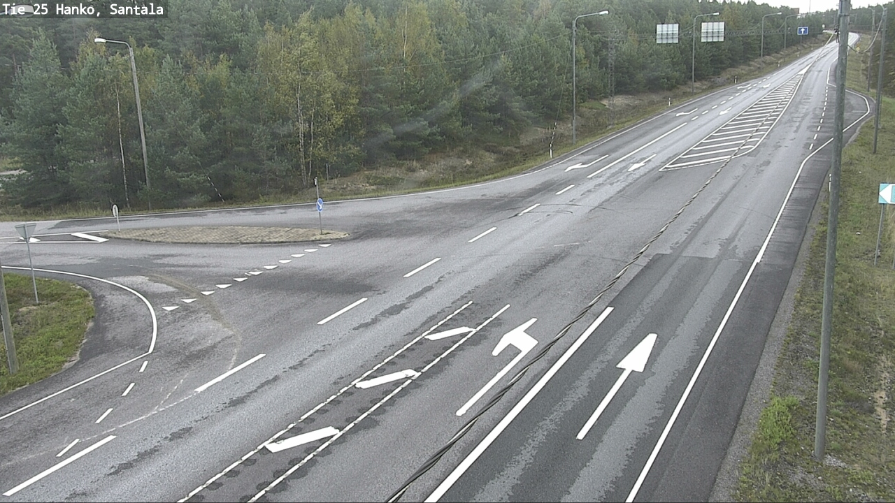 Weather Camera Image Road 25 Hanko, Santala, Hanko, Uusimaa