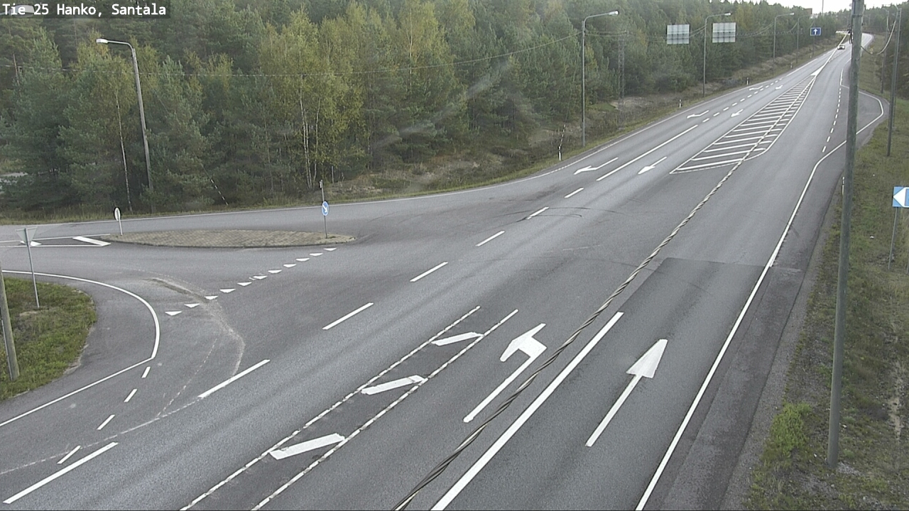 Weather Camera Image Road 25 Hanko, Santala, Hanko, Uusimaa