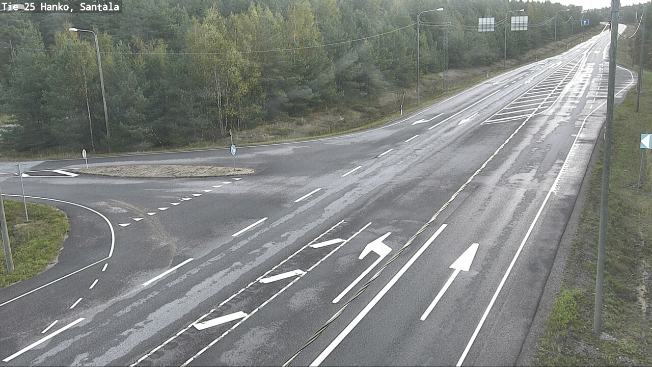 Weather Camera Image Väg 25 Hangö, Sandö, Hanko, Uusimaa