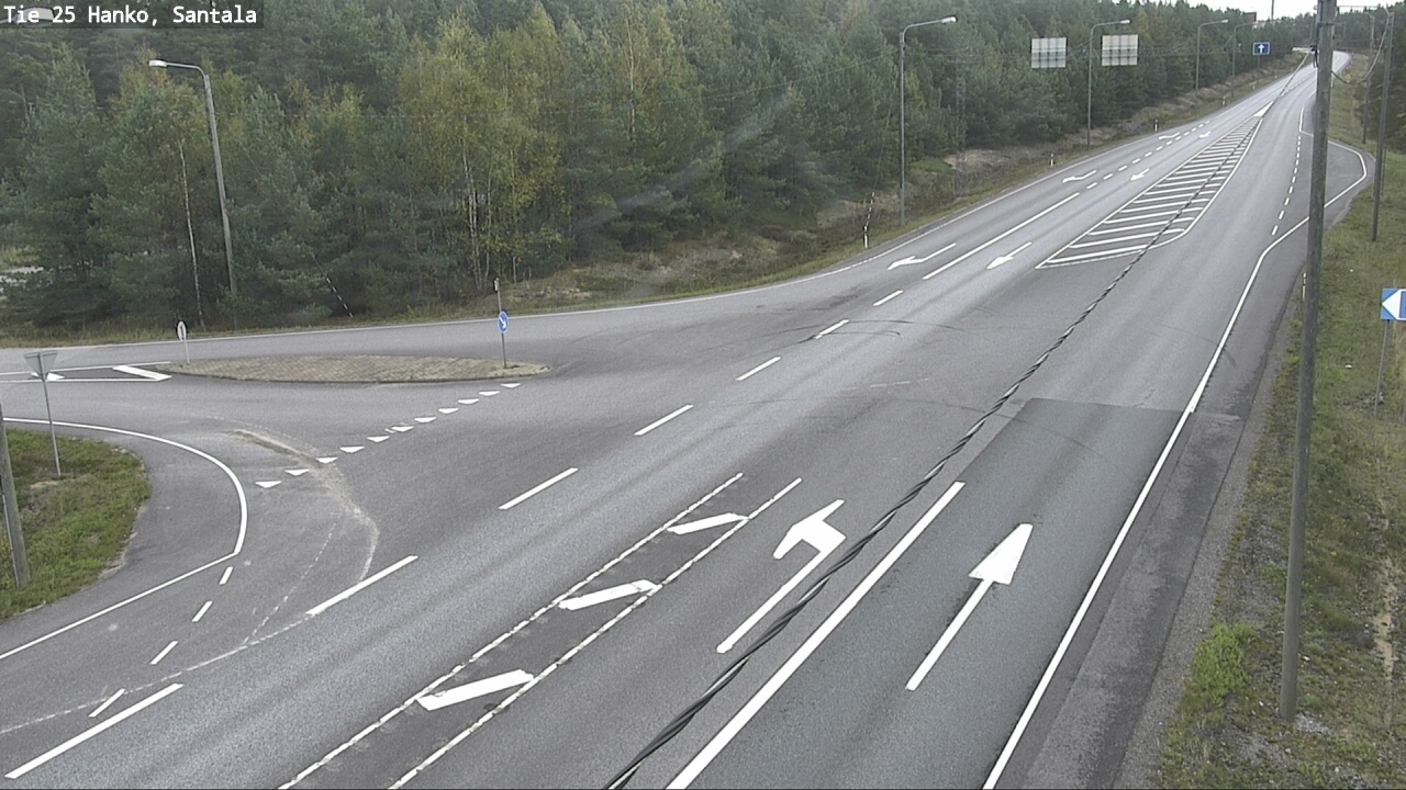 Weather Camera Image Road 25 Hanko, Santala, Hanko, Uusimaa