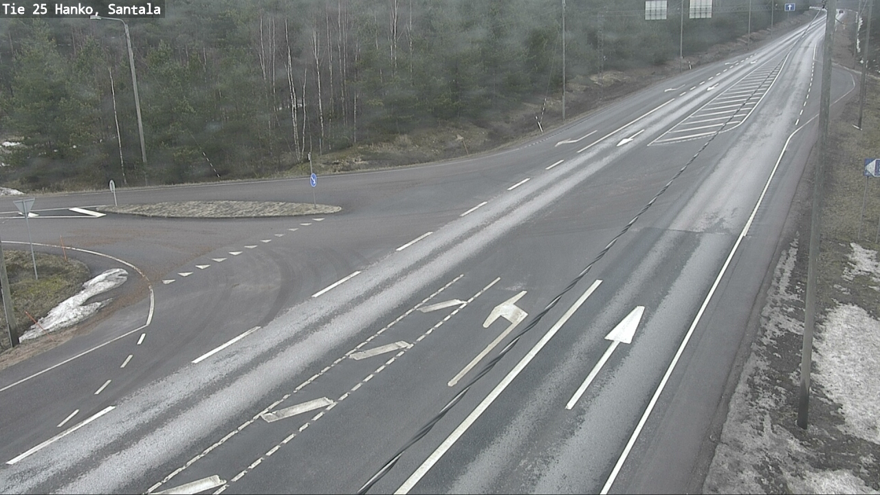 Weather Camera Image Road 25 Hanko, Santala, Hanko, Uusimaa