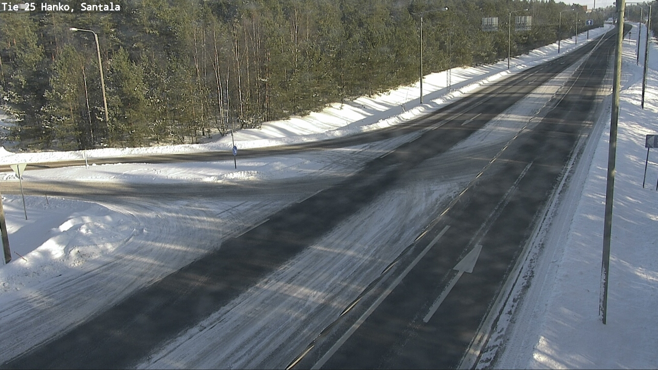 Weather Camera Image Road 25 Hanko, Santala, Hanko, Uusimaa