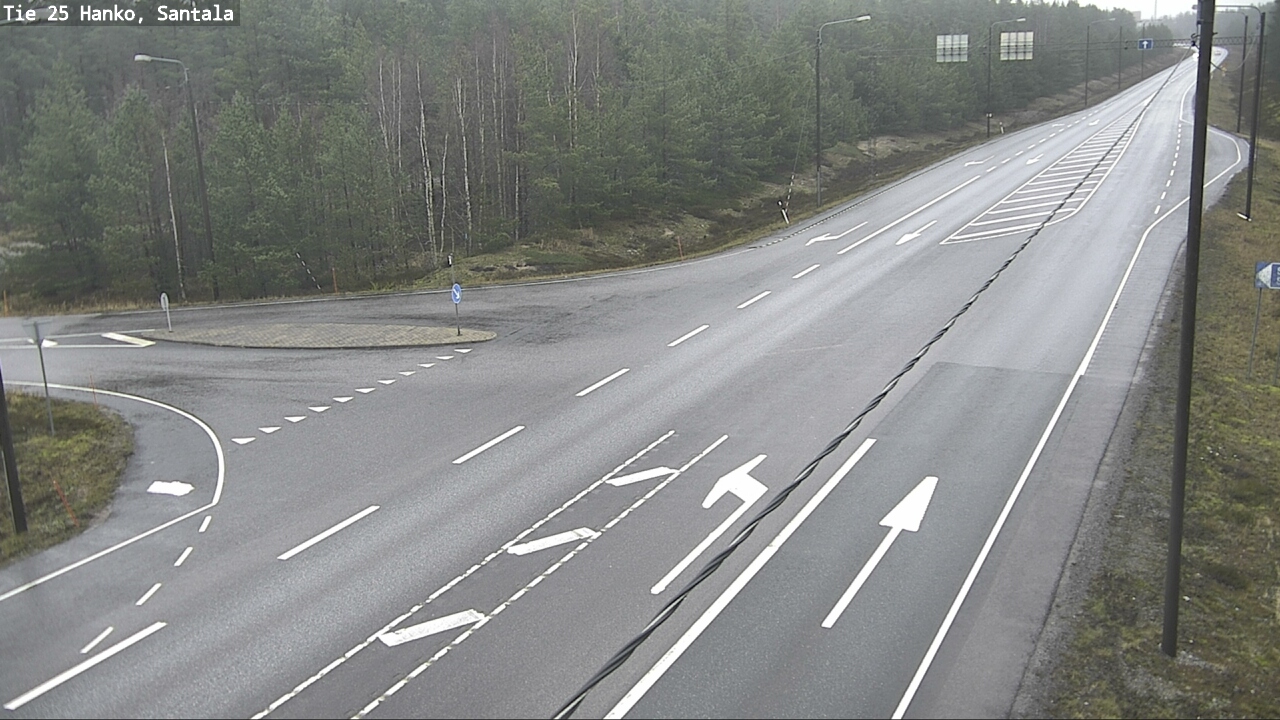 Weather Camera Image Road 25 Hanko, Santala, Hanko, Uusimaa