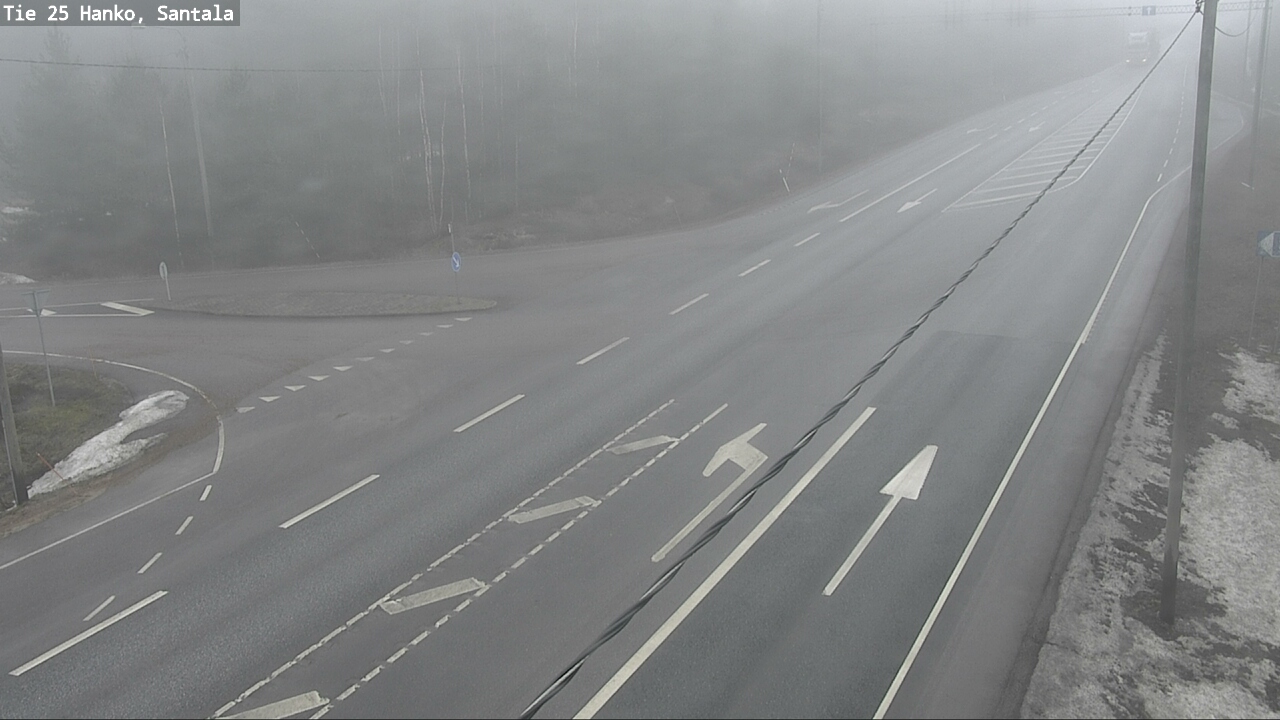 Weather Camera Image Road 25 Hanko, Santala, Hanko, Uusimaa