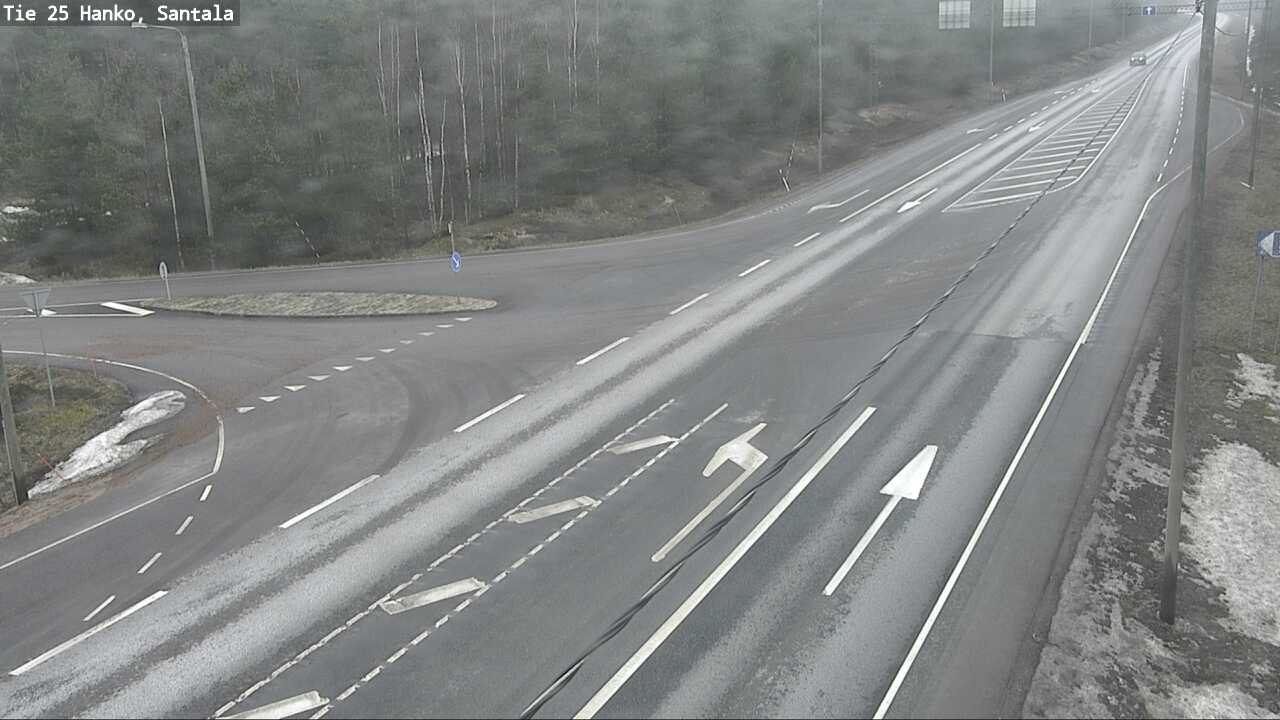 Weather Camera Image Road 25 Hanko, Santala, Hanko, Uusimaa