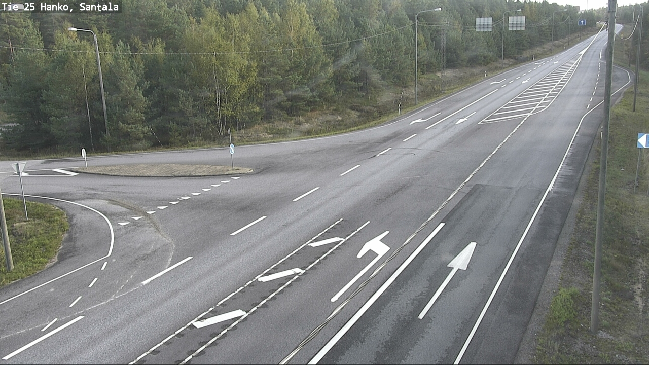 Weather Camera Image Road 25 Hanko, Santala, Hanko, Uusimaa