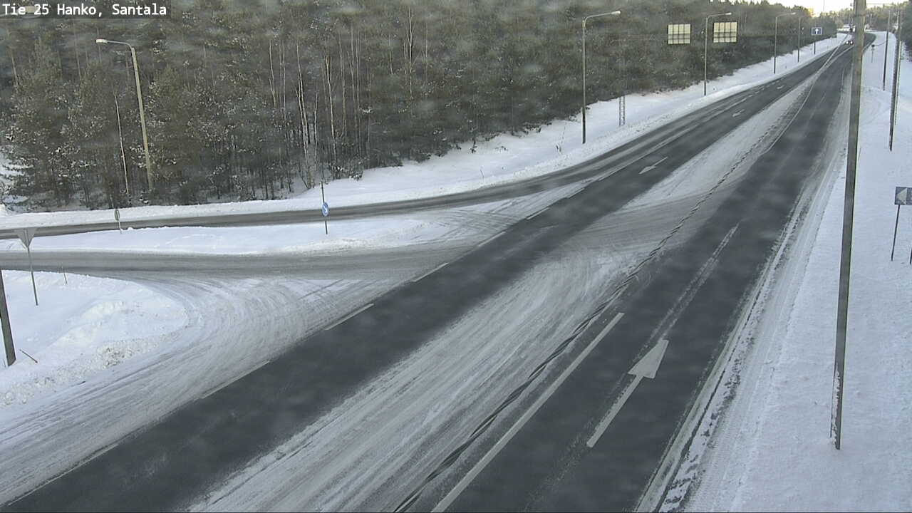 Weather Camera Image Road 25 Hanko, Santala, Hanko, Uusimaa