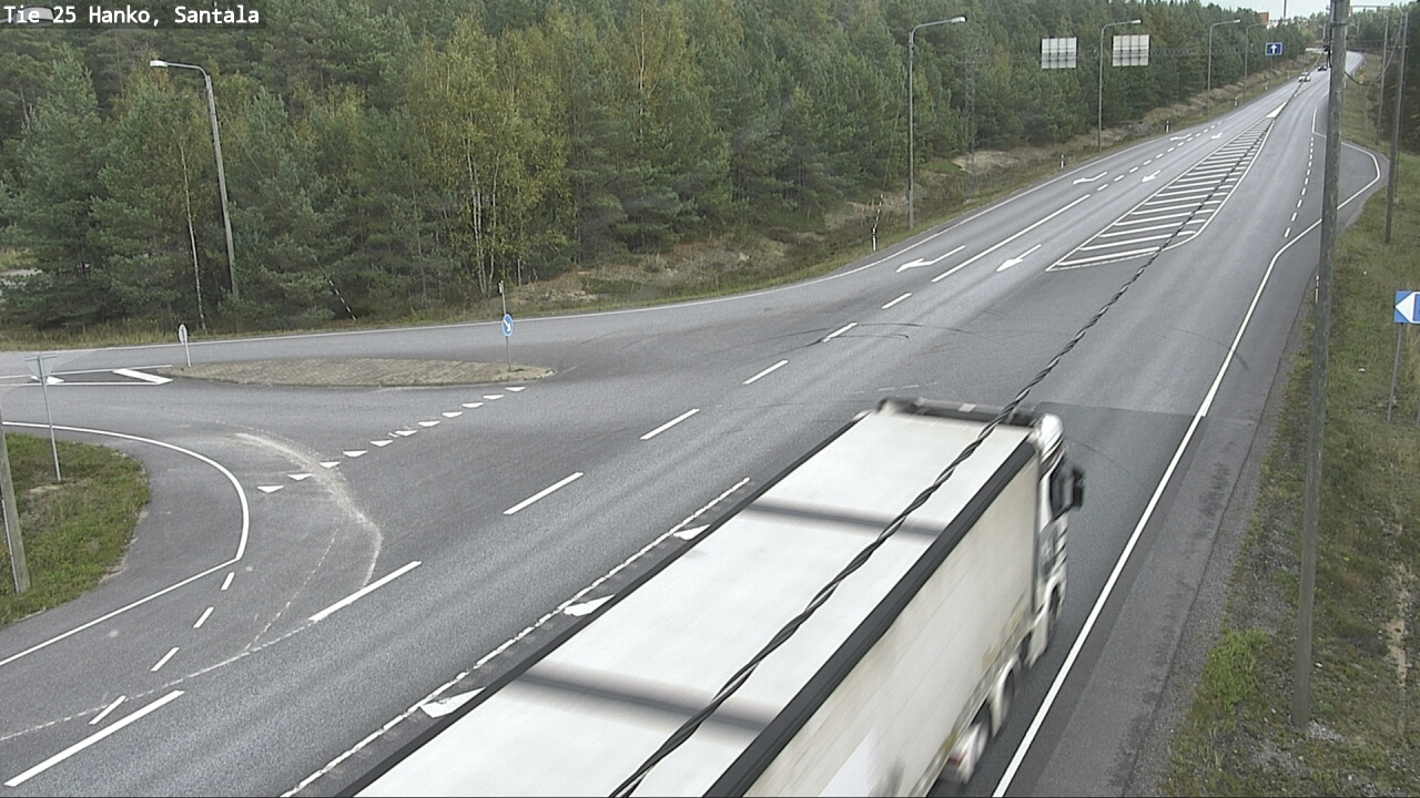 Weather Camera Image Road 25 Hanko, Santala, Hanko, Uusimaa