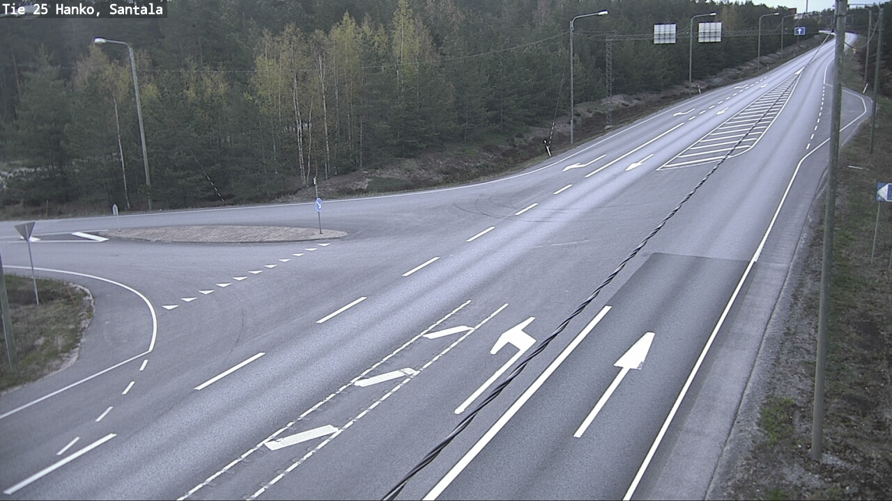 Weather Camera Image Väg 25 Hangö, Sandö, Hanko, Uusimaa