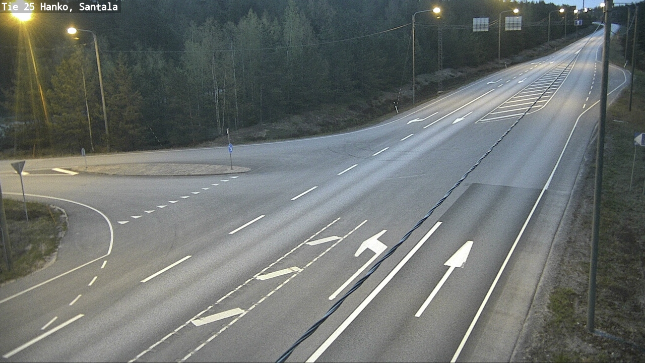 Weather Camera Image Road 25 Hanko, Santala, Hanko, Uusimaa