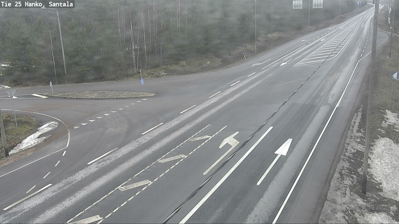 Weather Camera Image Road 25 Hanko, Santala, Hanko, Uusimaa