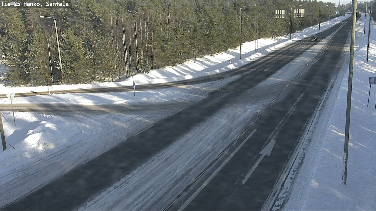 Weather Camera Image Road 25 Hanko, Santala, Hanko, Uusimaa