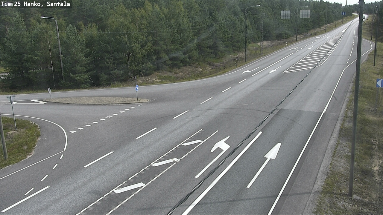 Weather Camera Image Väg 25 Hangö, Sandö, Hanko, Uusimaa