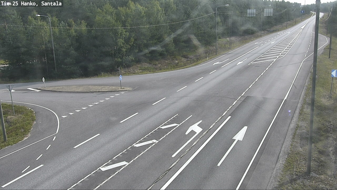 Weather Camera Image Väg 25 Hangö, Sandö, Hanko, Uusimaa