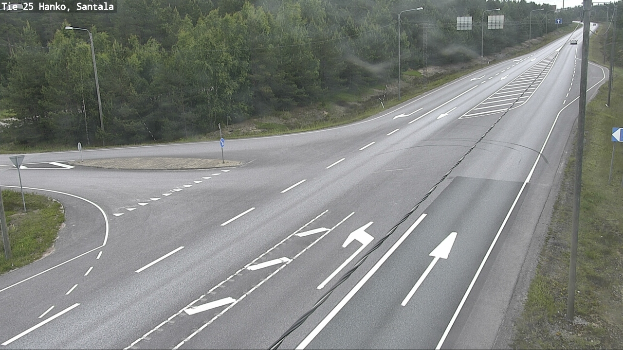 Weather Camera Image Väg 25 Hangö, Sandö, Hanko, Uusimaa